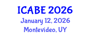 International Conference on Accounting, Business and Economics (ICABE) January 12, 2026 - Montevideo, Uruguay International Conference on Accounting, Business and Economics (ICABE) January 12, 2026 - Montevideo, Uruguay