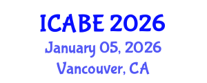 International Conference on Accounting, Business and Economics (ICABE) January 05, 2026 - Vancouver, Canada International Conference on Accounting, Business and Economics (ICABE) January 05, 2026 - Vancouver, Canada