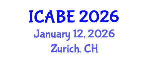 International Conference on Accounting, Business and Economics (ICABE) January 12, 2026 - Zurich, Switzerland International Conference on Accounting, Business and Economics (ICABE) January 12, 2026 - Zurich, Switzerland