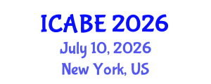 International Conference on Accounting, Business and Economics (ICABE) July 10, 2026 - New York, United States International Conference on Accounting, Business and Economics (ICABE) July 10, 2026 - New York, United States