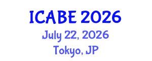 International Conference on Accounting, Business and Economics (ICABE) July 22, 2026 - Tokyo, Japan International Conference on Accounting, Business and Economics (ICABE) July 22, 2026 - Tokyo, Japan