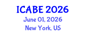 International Conference on Accounting, Business and Economics (ICABE) June 01, 2026 - New York, United States International Conference on Accounting, Business and Economics (ICABE) June 01, 2026 - New York, United States