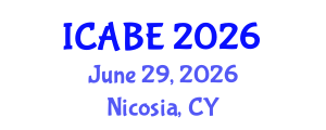 International Conference on Accounting, Business and Economics (ICABE) June 29, 2026 - Nicosia, Cyprus International Conference on Accounting, Business and Economics (ICABE) June 29, 2026 - Nicosia, Cyprus