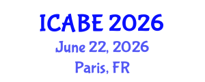 International Conference on Accounting, Business and Economics (ICABE) June 22, 2026 - Paris, France International Conference on Accounting, Business and Economics (ICABE) June 22, 2026 - Paris, France