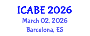 International Conference on Accounting, Business and Economics (ICABE) March 02, 2026 - Barcelona, Spain International Conference on Accounting, Business and Economics (ICABE) March 02, 2026 - Barcelona, Spain