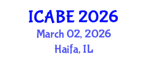 International Conference on Accounting, Business and Economics (ICABE) March 02, 2026 - Haifa, Israel International Conference on Accounting, Business and Economics (ICABE) March 02, 2026 - Haifa, Israel