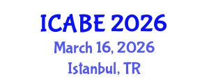 International Conference on Accounting, Business and Economics (ICABE) March 16, 2026 - Istanbul, Turkey International Conference on Accounting, Business and Economics (ICABE) March 16, 2026 - Istanbul, Turkey