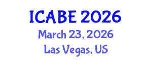 International Conference on Accounting, Business and Economics (ICABE) March 23, 2026 - Las Vegas, United States International Conference on Accounting, Business and Economics (ICABE) March 23, 2026 - Las Vegas, United States