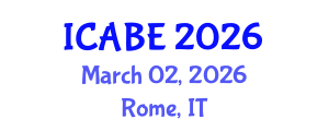 International Conference on Accounting, Business and Economics (ICABE) March 02, 2026 - Rome, Italy International Conference on Accounting, Business and Economics (ICABE) March 02, 2026 - Rome, Italy