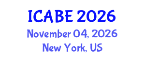 International Conference on Accounting, Business and Economics (ICABE) November 04, 2026 - New York, United States International Conference on Accounting, Business and Economics (ICABE) November 04, 2026 - New York, United States