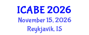 International Conference on Accounting, Business and Economics (ICABE) November 15, 2026 - Reykjavik, Iceland International Conference on Accounting, Business and Economics (ICABE) November 15, 2026 - Reykjavik, Iceland