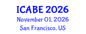 International Conference on Accounting, Business and Economics (ICABE) November 01, 2026 - San Francisco, United States International Conference on Accounting, Business and Economics (ICABE) November 01, 2026 - San Francisco, United States