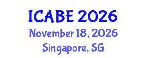 International Conference on Accounting, Business and Economics (ICABE) November 18, 2026 - Singapore, Singapore International Conference on Accounting, Business and Economics (ICABE) November 18, 2026 - Singapore, Singapore