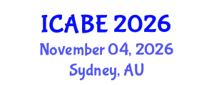 International Conference on Accounting, Business and Economics (ICABE) November 04, 2026 - Sydney, Australia International Conference on Accounting, Business and Economics (ICABE) November 04, 2026 - Sydney, Australia