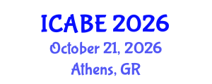 International Conference on Accounting, Business and Economics (ICABE) October 21, 2026 - Athens, Greece International Conference on Accounting, Business and Economics (ICABE) October 21, 2026 - Athens, Greece