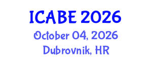 International Conference on Accounting, Business and Economics (ICABE) October 04, 2026 - Dubrovnik, Croatia International Conference on Accounting, Business and Economics (ICABE) October 04, 2026 - Dubrovnik, Croatia