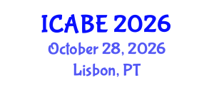 International Conference on Accounting, Business and Economics (ICABE) October 28, 2026 - Lisbon, Portugal International Conference on Accounting, Business and Economics (ICABE) October 28, 2026 - Lisbon, Portugal
