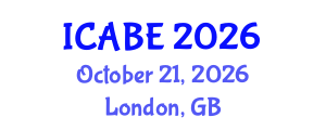International Conference on Accounting, Business and Economics (ICABE) October 21, 2026 - London, United Kingdom International Conference on Accounting, Business and Economics (ICABE) October 21, 2026 - London, United Kingdom