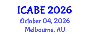 International Conference on Accounting, Business and Economics (ICABE) October 04, 2026 - Melbourne, Australia International Conference on Accounting, Business and Economics (ICABE) October 04, 2026 - Melbourne, Australia
