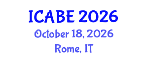 International Conference on Accounting, Business and Economics (ICABE) October 18, 2026 - Rome, Italy International Conference on Accounting, Business and Economics (ICABE) October 18, 2026 - Rome, Italy