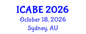 International Conference on Accounting, Business and Economics (ICABE) October 18, 2026 - Sydney, Australia International Conference on Accounting, Business and Economics (ICABE) October 18, 2026 - Sydney, Australia