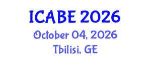 International Conference on Accounting, Business and Economics (ICABE) October 04, 2026 - Tbilisi, Georgia International Conference on Accounting, Business and Economics (ICABE) October 04, 2026 - Tbilisi, Georgia