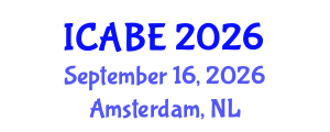 International Conference on Accounting, Business and Economics (ICABE) September 16, 2026 - Amsterdam, Netherlands International Conference on Accounting, Business and Economics (ICABE) September 16, 2026 - Amsterdam, Netherlands