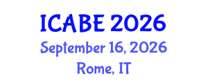 International Conference on Accounting, Business and Economics (ICABE) September 16, 2026 - Rome, Italy International Conference on Accounting, Business and Economics (ICABE) September 16, 2026 - Rome, Italy