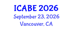 International Conference on Accounting, Business and Economics (ICABE) September 23, 2026 - Vancouver, Canada International Conference on Accounting, Business and Economics (ICABE) September 23, 2026 - Vancouver, Canada