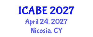 International Conference on Accounting, Business and Economics (ICABE) April 24, 2027 - Nicosia, Cyprus International Conference on Accounting, Business and Economics (ICABE) April 24, 2027 - Nicosia, Cyprus