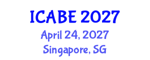 International Conference on Accounting, Business and Economics (ICABE) April 24, 2027 - Singapore, Singapore International Conference on Accounting, Business and Economics (ICABE) April 24, 2027 - Singapore, Singapore