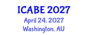 International Conference on Accounting, Business and Economics (ICABE) April 24, 2027 - Washington, Australia International Conference on Accounting, Business and Economics (ICABE) April 24, 2027 - Washington, Australia