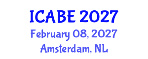 International Conference on Accounting, Business and Economics (ICABE) February 08, 2027 - Amsterdam, Netherlands International Conference on Accounting, Business and Economics (ICABE) February 08, 2027 - Amsterdam, Netherlands
