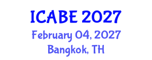 International Conference on Accounting, Business and Economics (ICABE) February 04, 2027 - Bangkok, Thailand International Conference on Accounting, Business and Economics (ICABE) February 04, 2027 - Bangkok, Thailand