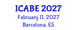 International Conference on Accounting, Business and Economics (ICABE) February 11, 2027 - Barcelona, Spain International Conference on Accounting, Business and Economics (ICABE) February 11, 2027 - Barcelona, Spain