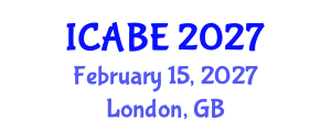 International Conference on Accounting, Business and Economics (ICABE) February 15, 2027 - London, United Kingdom International Conference on Accounting, Business and Economics (ICABE) February 15, 2027 - London, United Kingdom