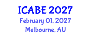 International Conference on Accounting, Business and Economics (ICABE) February 01, 2027 - Melbourne, Australia International Conference on Accounting, Business and Economics (ICABE) February 01, 2027 - Melbourne, Australia