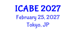 International Conference on Accounting, Business and Economics (ICABE) February 25, 2027 - Tokyo, Japan International Conference on Accounting, Business and Economics (ICABE) February 25, 2027 - Tokyo, Japan