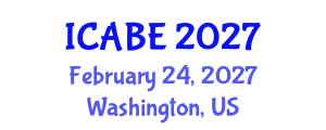 International Conference on Accounting, Business and Economics (ICABE) February 24, 2027 - Washington, United States International Conference on Accounting, Business and Economics (ICABE) February 24, 2027 - Washington, United States