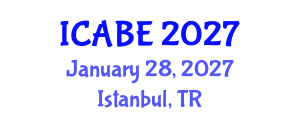 International Conference on Accounting, Business and Economics (ICABE) January 28, 2027 - Istanbul, Turkey International Conference on Accounting, Business and Economics (ICABE) January 28, 2027 - Istanbul, Turkey