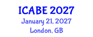 International Conference on Accounting, Business and Economics (ICABE) January 21, 2027 - London, United Kingdom International Conference on Accounting, Business and Economics (ICABE) January 21, 2027 - London, United Kingdom