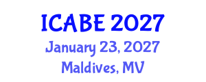 International Conference on Accounting, Business and Economics (ICABE) January 23, 2027 - Maldives, Maldives International Conference on Accounting, Business and Economics (ICABE) January 23, 2027 - Maldives, Maldives