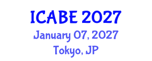 International Conference on Accounting, Business and Economics (ICABE) January 07, 2027 - Tokyo, Japan International Conference on Accounting, Business and Economics (ICABE) January 07, 2027 - Tokyo, Japan