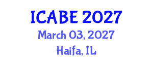 International Conference on Accounting, Business and Economics (ICABE) March 03, 2027 - Haifa, Israel International Conference on Accounting, Business and Economics (ICABE) March 03, 2027 - Haifa, Israel