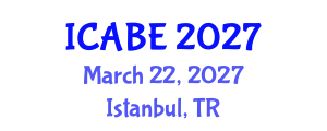 International Conference on Accounting, Business and Economics (ICABE) March 22, 2027 - Istanbul, Turkey International Conference on Accounting, Business and Economics (ICABE) March 22, 2027 - Istanbul, Turkey