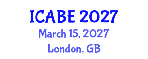 International Conference on Accounting, Business and Economics (ICABE) March 15, 2027 - London, United Kingdom International Conference on Accounting, Business and Economics (ICABE) March 15, 2027 - London, United Kingdom