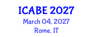 International Conference on Accounting, Business and Economics (ICABE) March 04, 2027 - Rome, Italy International Conference on Accounting, Business and Economics (ICABE) March 04, 2027 - Rome, Italy