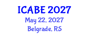 International Conference on Accounting, Business and Economics (ICABE) May 22, 2027 - Belgrade, Serbia International Conference on Accounting, Business and Economics (ICABE) May 22, 2027 - Belgrade, Serbia