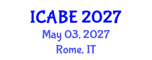 International Conference on Accounting, Business and Economics (ICABE) May 03, 2027 - Rome, Italy International Conference on Accounting, Business and Economics (ICABE) May 03, 2027 - Rome, Italy