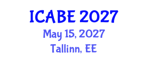 International Conference on Accounting, Business and Economics (ICABE) May 15, 2027 - Tallinn, Estonia International Conference on Accounting, Business and Economics (ICABE) May 15, 2027 - Tallinn, Estonia